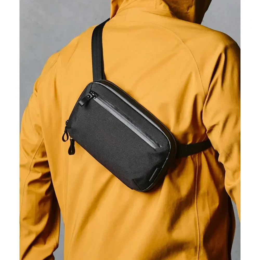 NWT Alpaka Elements Mini Tech Travel Case Sling Bag Black | Axoflux 600D